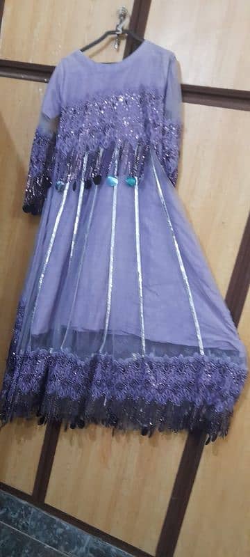 bridel lehnga and purple long maxi 4