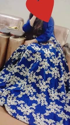 party wear lehnga kurti 8k + blue maxi 6k only