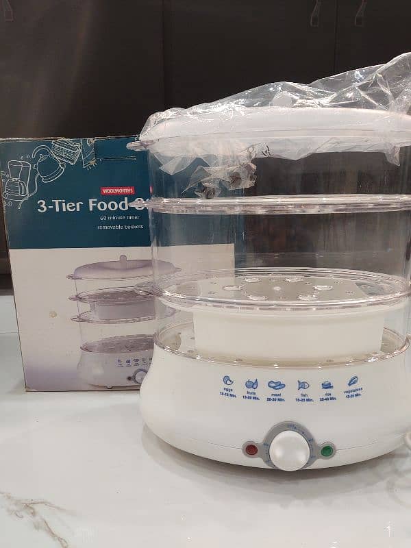 3 tier electric food steamer Australian brand 0