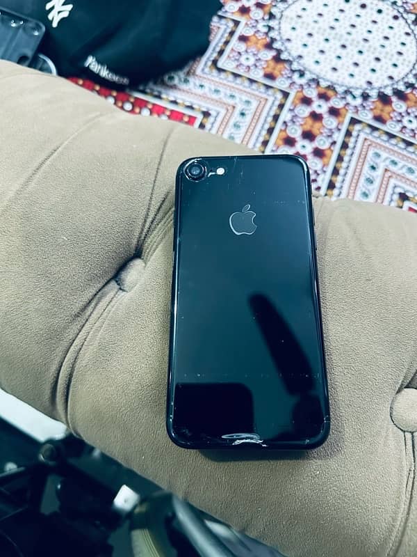 iphone 7 Jet Black  128 gb pTA approved Exchange possible iPhone x pta 2