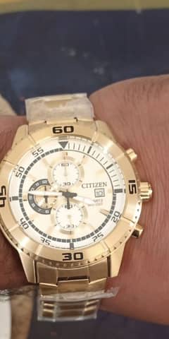 Citizens  designer golden watch