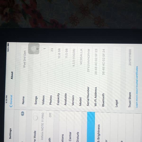 Ipad 3rd gen 16GB 0