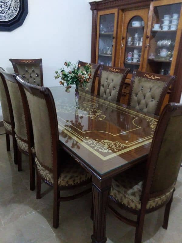 wooden 8 seater dining table 3