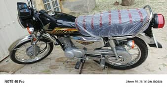 Honda 125 Black Clr 2024 Model