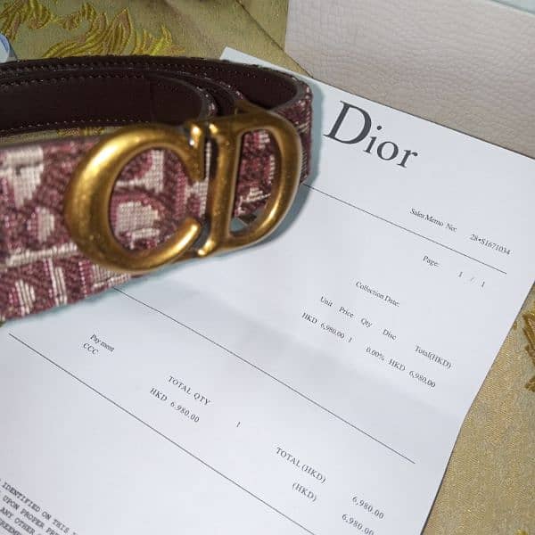 ladies belt company CHristian Dior PARIS 10