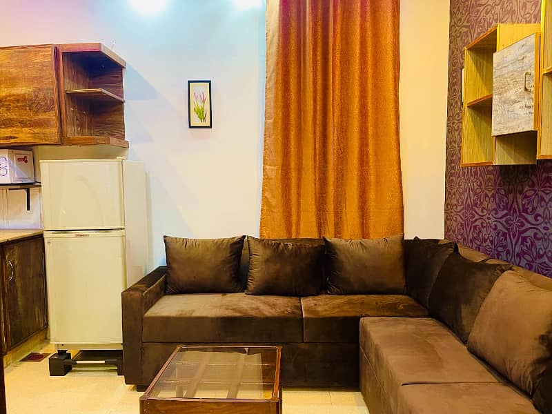 1 Bedroom Fully Furnished Studio Flat For Rent In Block H-3 Johar Town Phase 2 Lahore 3