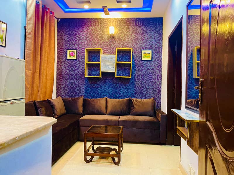 1 Bedroom Fully Furnished Studio Flat For Rent In Block H-3 Johar Town Phase 2 Lahore 7