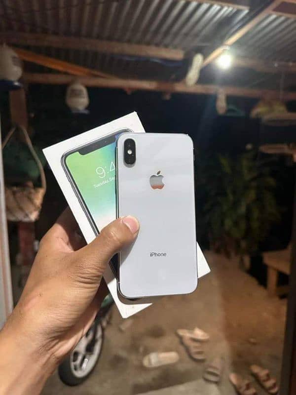 Iphone X Stroge 256 GB PTA approved for sale 0342=7588=638 My Whatsapp 0