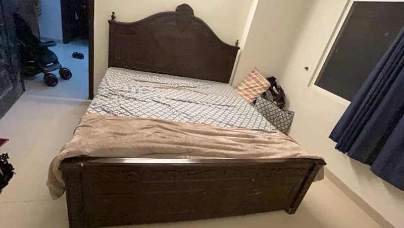 Double King Size Bed - Excellent Condition (Without Mattress) 0