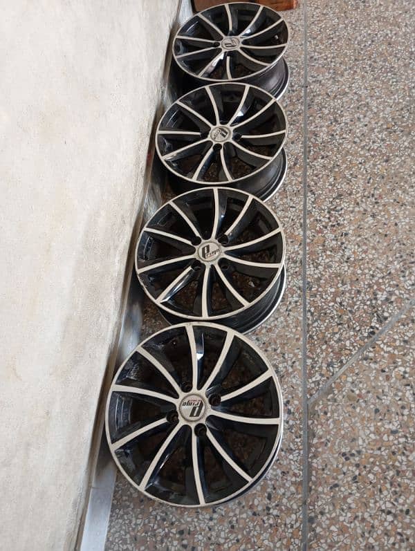 Alloy rims 14" fit Japanese car (wagon R) 2