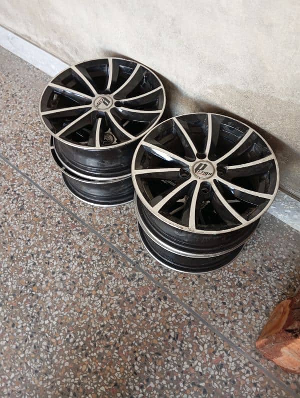 Alloy rims 14" fit Japanese car (wagon R) 3