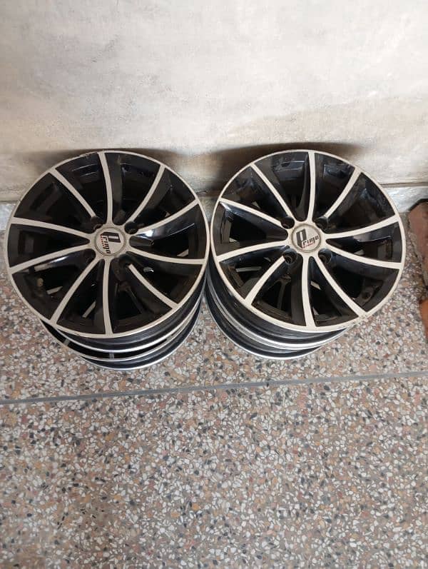 Alloy rims 14" fit Japanese car (wagon R) 4