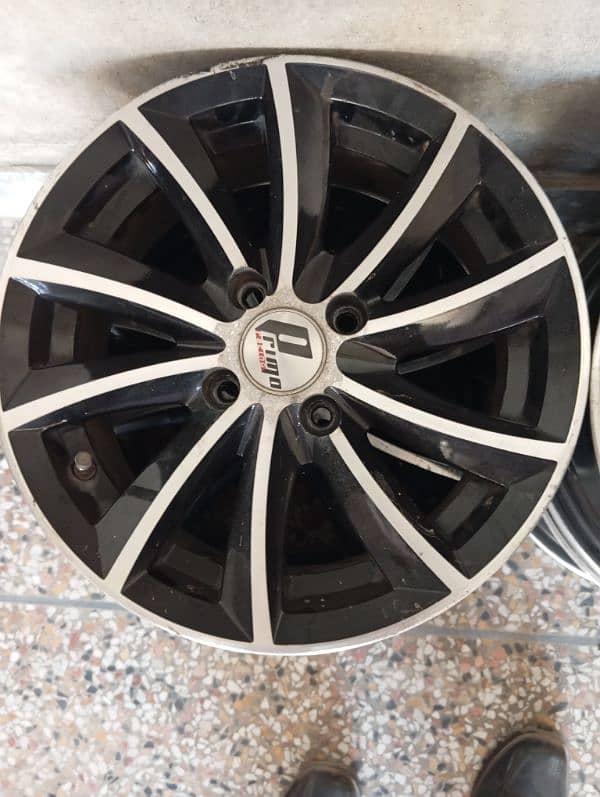 Alloy rims 14" fit Japanese car (wagon R) 5