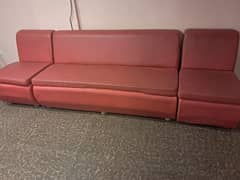 red sofa