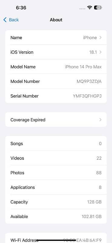 Iphone 14 pro max 128gb non pta 7