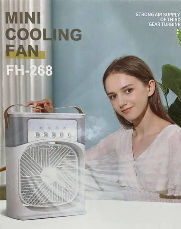 Air conditioner ,mini ac table cooling fan with 3 speed 0