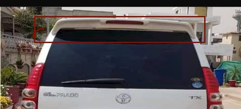 Prado 2002-2008 Trunk Spoiler 1