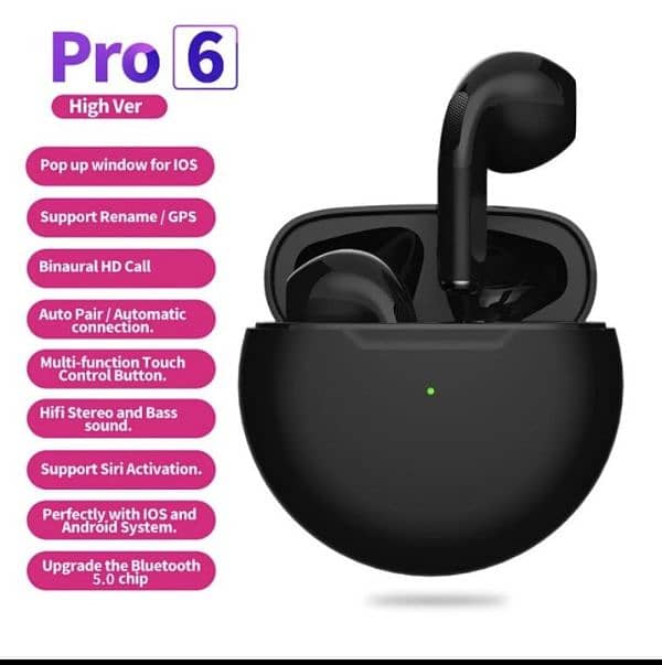 PRO 6 EARPODS PRICE PRICE EATPODS WITH AMAZING QUALITY AND SOUND. 0