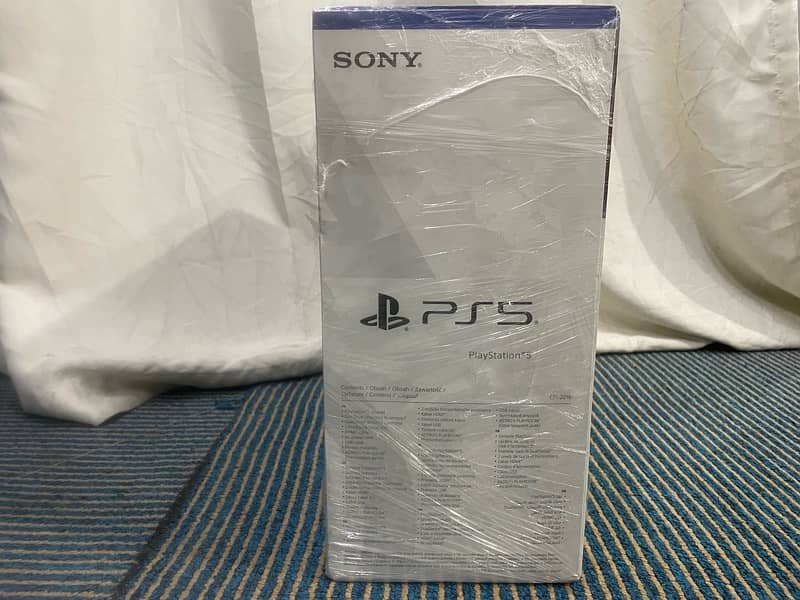 ps5 new only box open 4