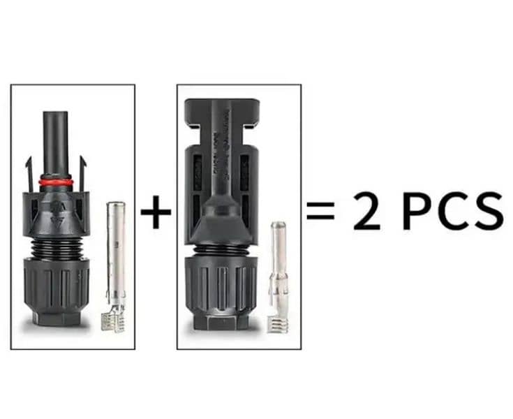 1 pair 2 pieces water proof connector solar panels. 1