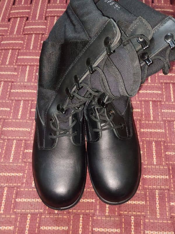 black Military Boots 1