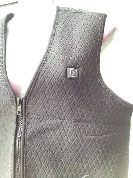 Electric Heated Gilet Vest Men Heating Warm Up Jacket Body warmer 4