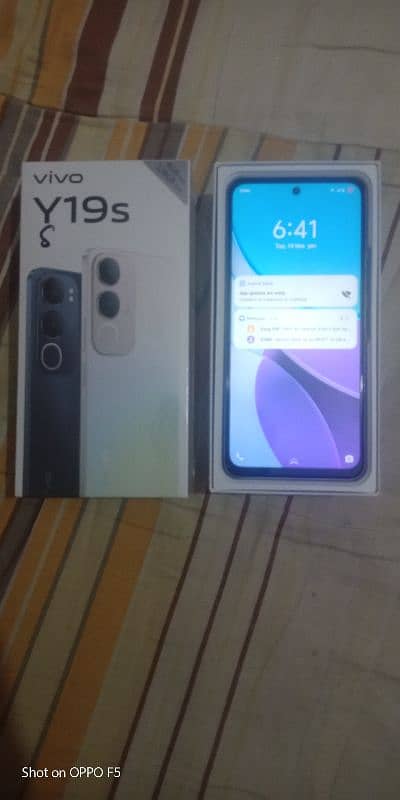 vivo y19s 6/128 pta approved all ok only box open ha 2