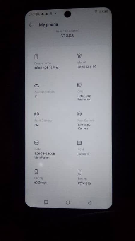 infinix hot 12 play 4/64gb 1