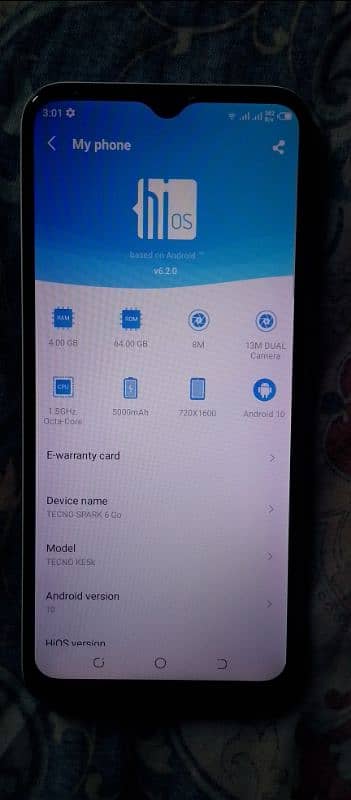 Tecno Spark 6 Go ( 4/64 ) Only Mobile 4