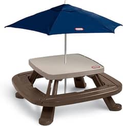 Fold 'n Store Picnic Table with Market Umbrella