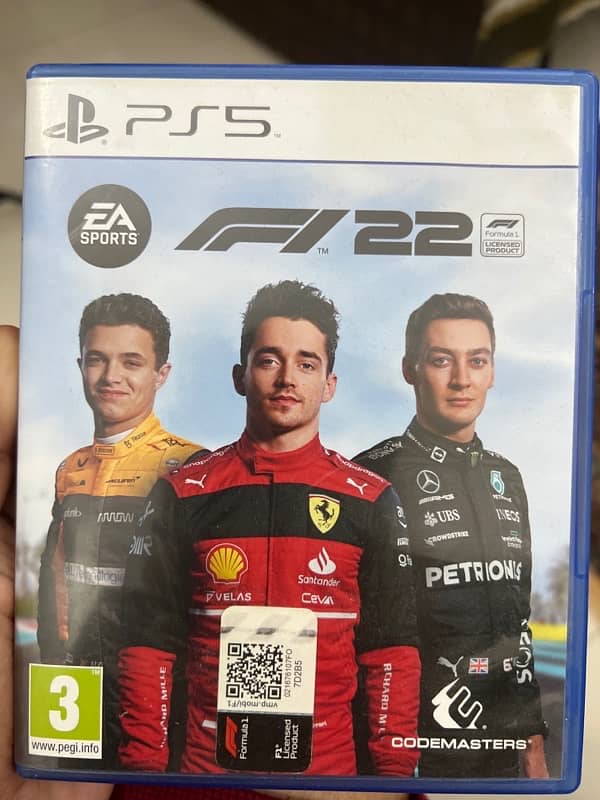 F1 22 , PS5 orignal game disc 0