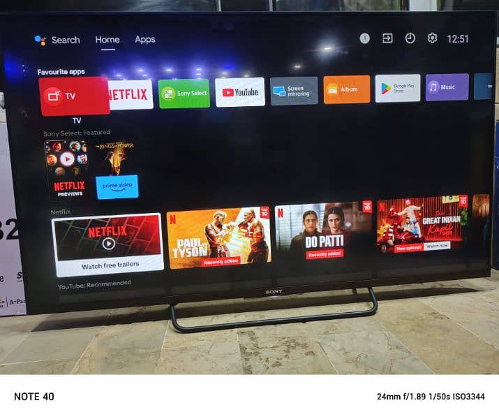 Sony BARVIA 50 inch Android LED like usd 4k support full Android 1