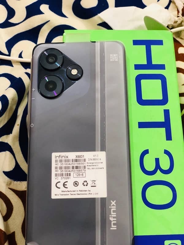 Infinix Hot 30 8+8/128 PTA Approved 1