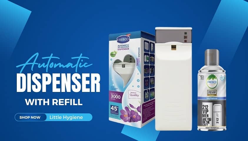 Fresco air freshener , air dispenser , refills and cleaning products 9