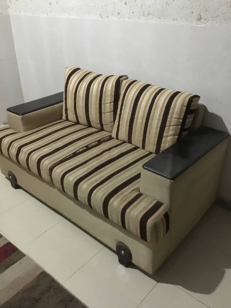 Seven seater sofa set with two side tables and two centre tables 2