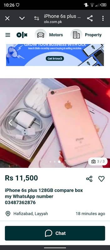 03487362876 my WhatsApp number iPhone 6s plus 128 GB complete box 2