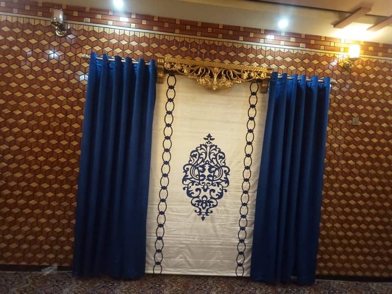 New Design curtain carpets Arabic majlis wallpaper 7