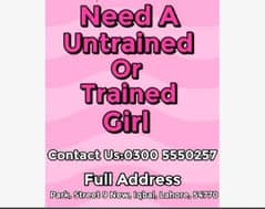 I Need Female Staff For Saloon & Spa In Lahore  Requried Female Staff