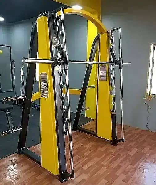 Dual Smith machine|Cross over| Functional trainer|Comercial Gym Setup 1