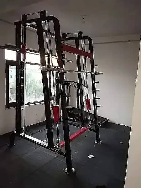 Dual Smith machine|Cross over| Functional trainer|Comercial Gym Setup 2