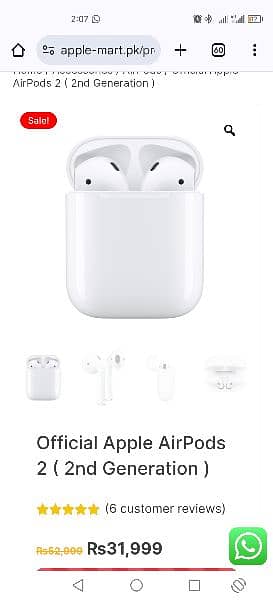 Apple Airpods 2 Orignal 3