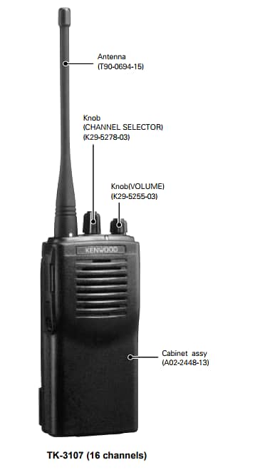 Kenwood TK-2107 Walkie Talkie Wireless Two Way Radio walkie talkie se 6