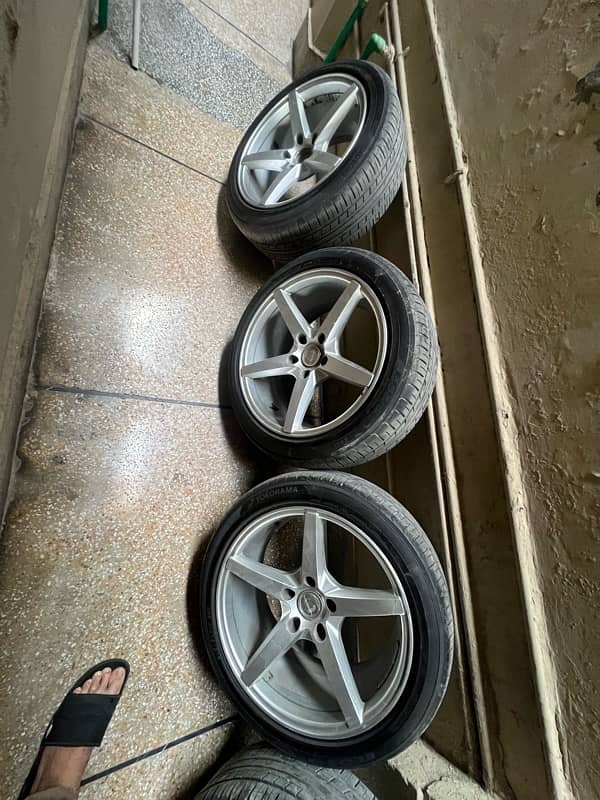 vossen cv3 17inch 5 nuts 2