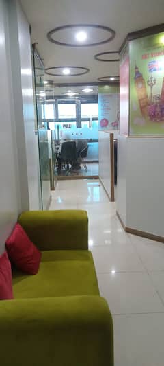 1500sqrfit office for rent DHA phase 6 rahat commercial studuim facing good location office building 1st floor