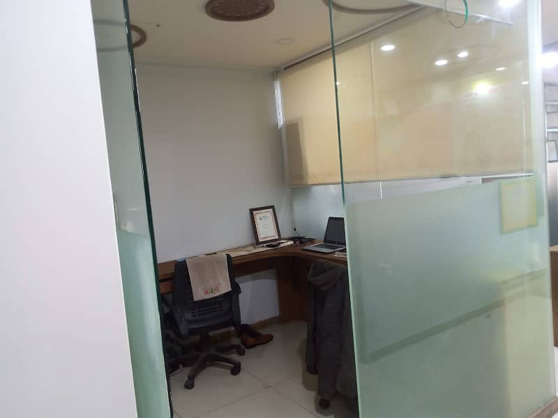 1500sqrfit office for rent DHA phase 6 rahat commercial studuim facing good location office building 1st floor 6