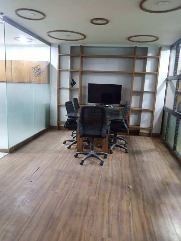 1500sqrfit office for rent DHA phase 6 rahat commercial studuim facing good location office building 1st floor 10