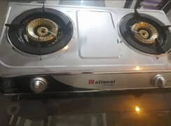 National Gas Stove With Automatic Ignition Stainless Steel Top