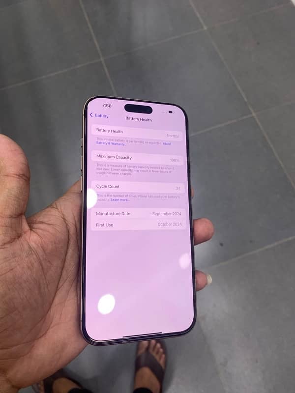 iphone 16pro max non pta 256gb 3