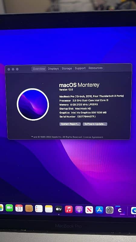 MAC Book Pro 13 2016 1