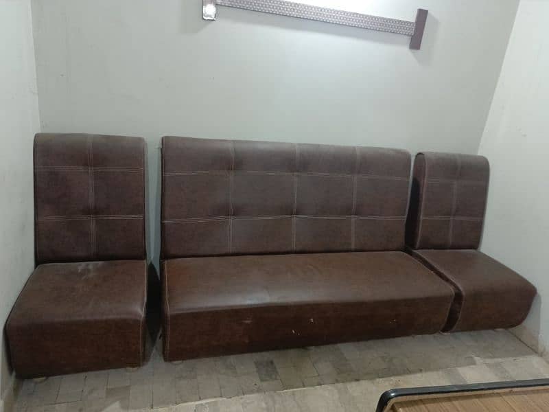 Leather Sofa Set & Office Chairs 9